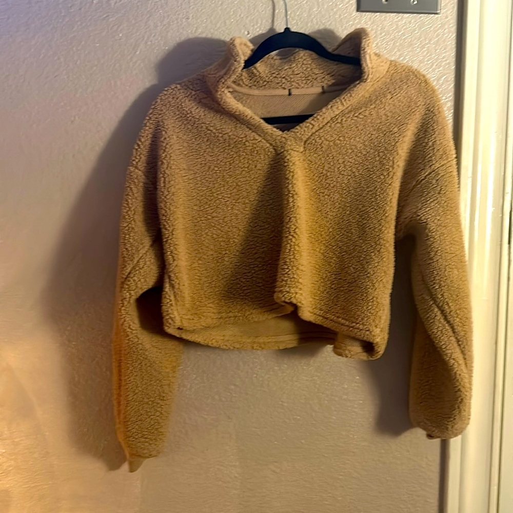 Cozy cropped sweater